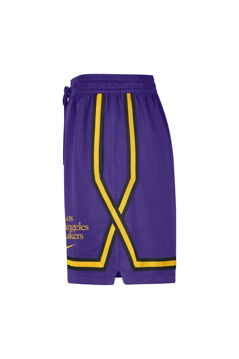 Women's Nike Purple Los Angeles Lakers  Authentic Crossover Fly Performance Shorts, Alternate, color, Purple