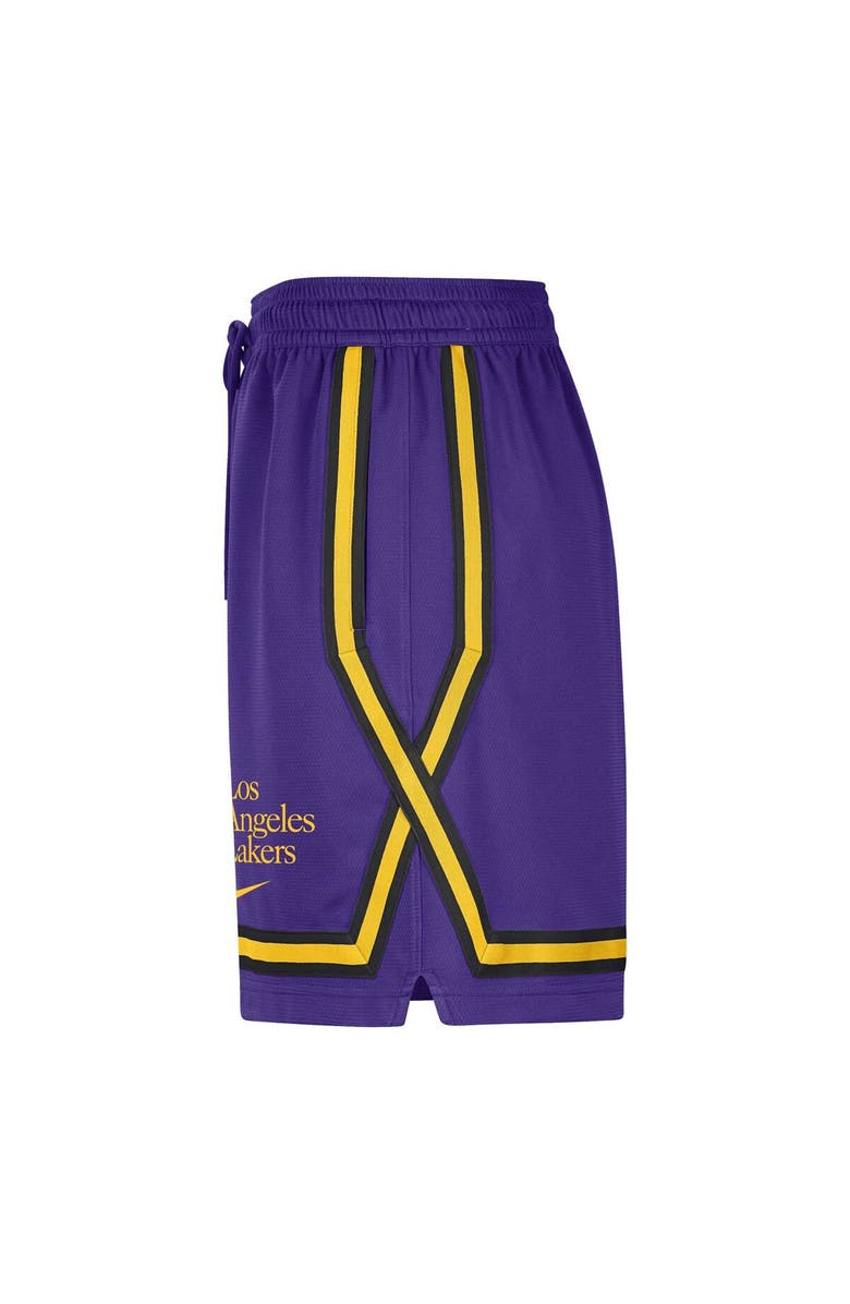Nike Women's Nike Purple Los Angeles Lakers Authentic Crossover Fly Performance Shorts, Alternate, color, Purple