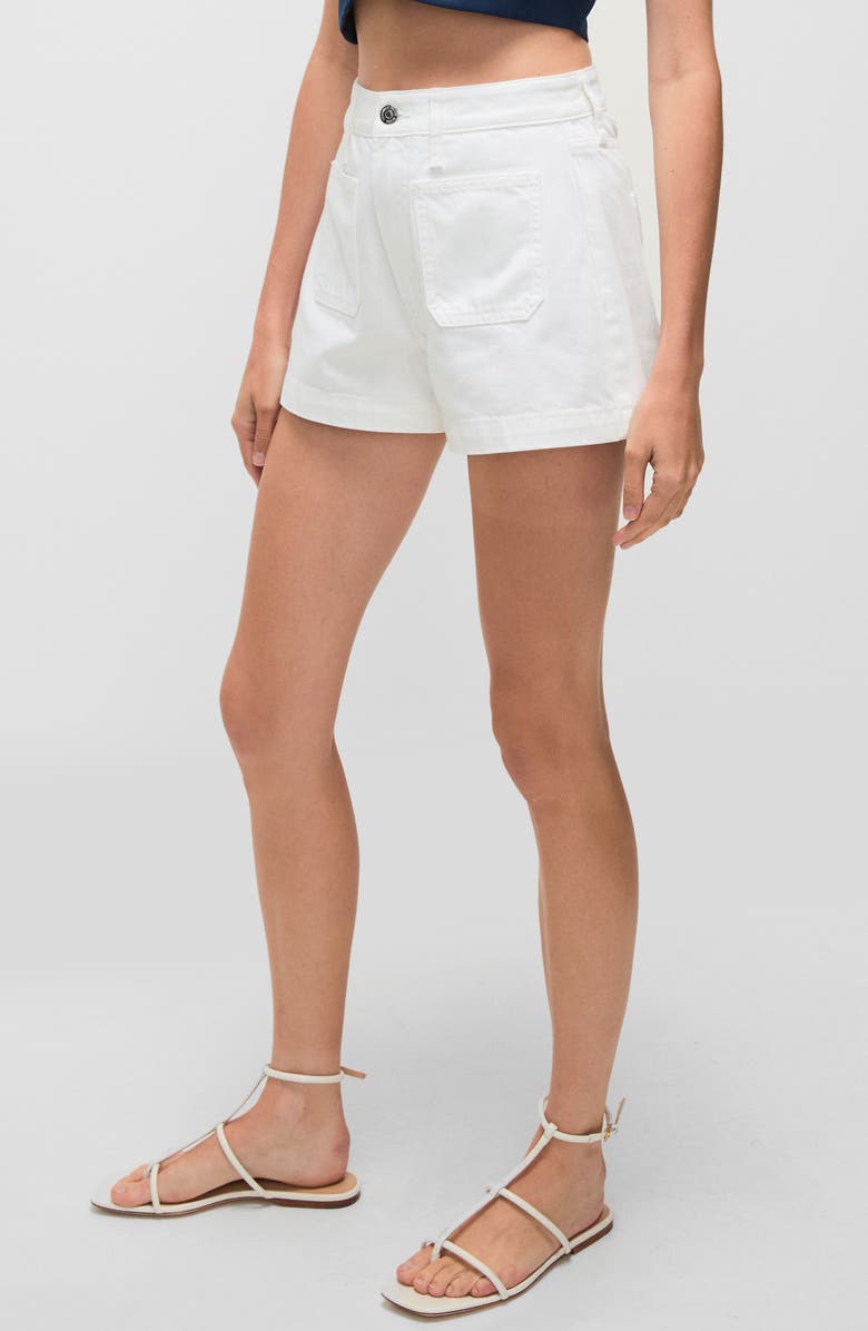 Veronica Beard Timmi Cotton Shorts, Alternate, color, 