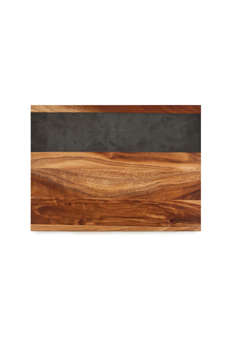 Wood & Slate Cheese Board, Alternate, color, Wood