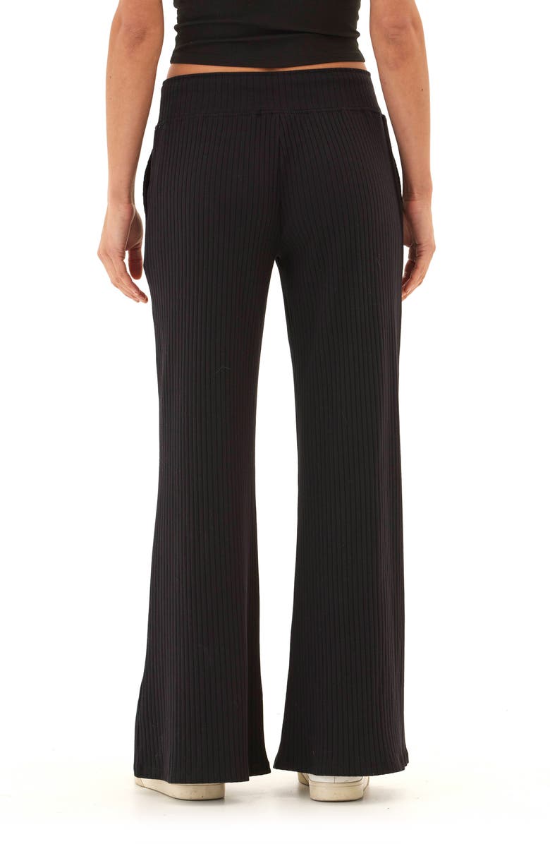Threads 4 Thought Isla Organic Cotton Blend Rib Wide Leg Pants, Alternate, color, 