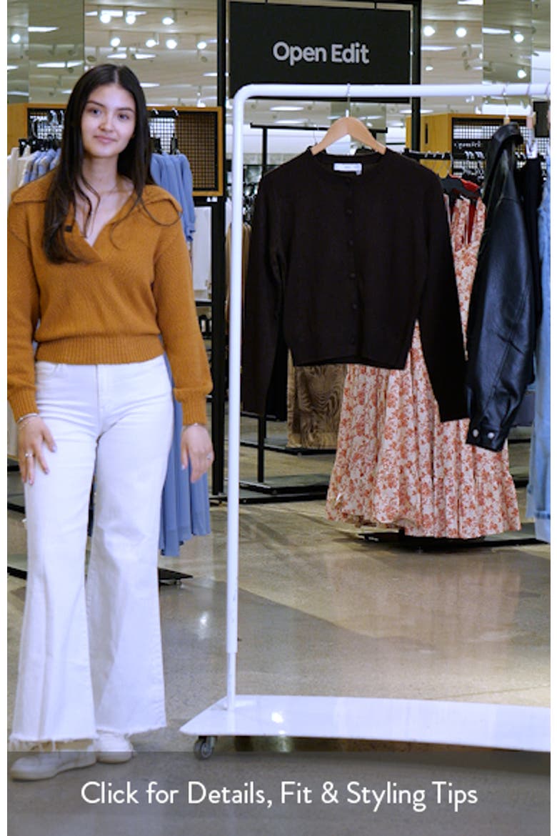 Covered Button Crewneck Cardigan video