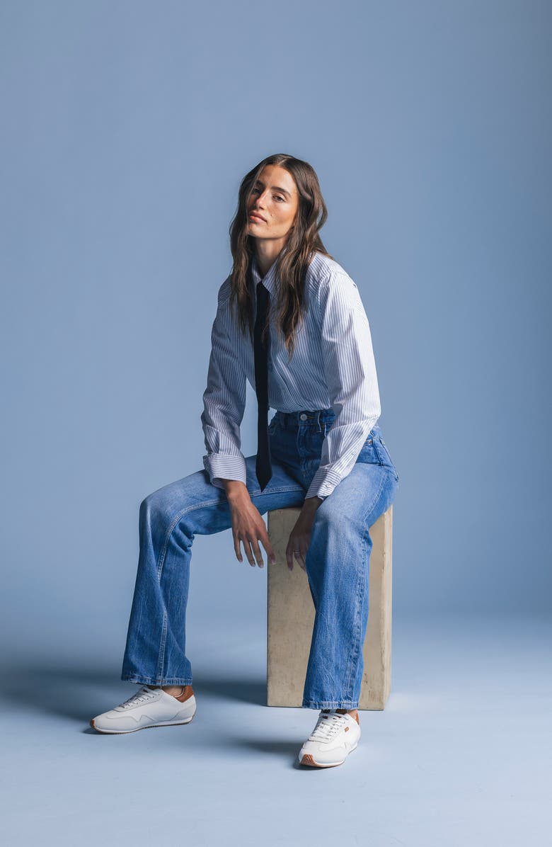 Wolf & Shepherd Pacer Lite Sneaker, Alternate, color, White Honey / White