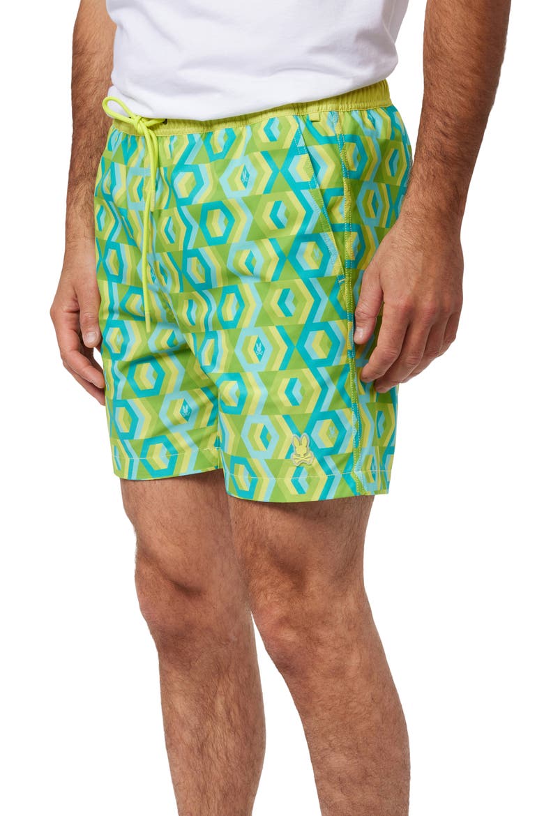 Apple Valley Swim Trunks, Alternate, color, LIMEADE