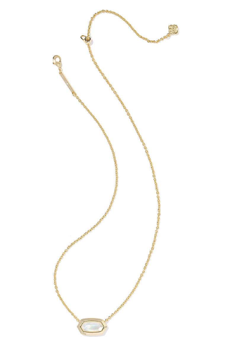 Elisa Short Pendant Necklace, Alternate, color, GOLD IVORY MOTHER OF PEARL