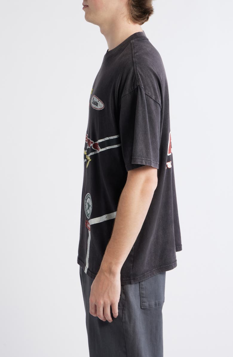 PacSun Elusive Cotton Graphic T-Shirt, Alternate, color, Black