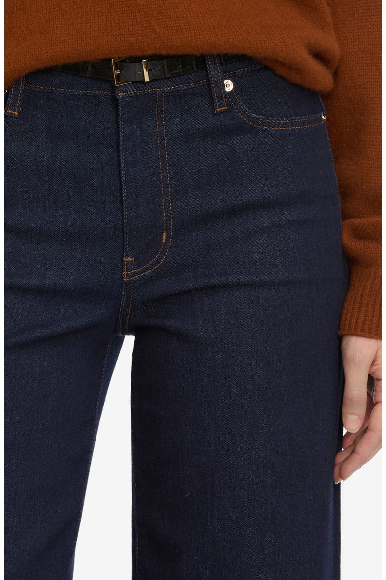 Le Slim Palazzo High Waist Wide Leg Jeans, Alternate, color, RINSE