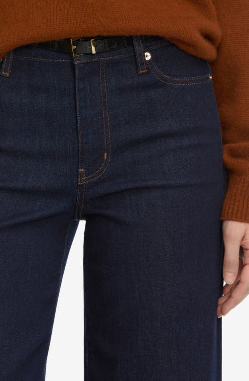 Frame Le Slim Palazzo High Waist Wide Leg Jeans In Blue