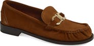 FERRAGAMO Maryan Moc Toe Suede Loafer