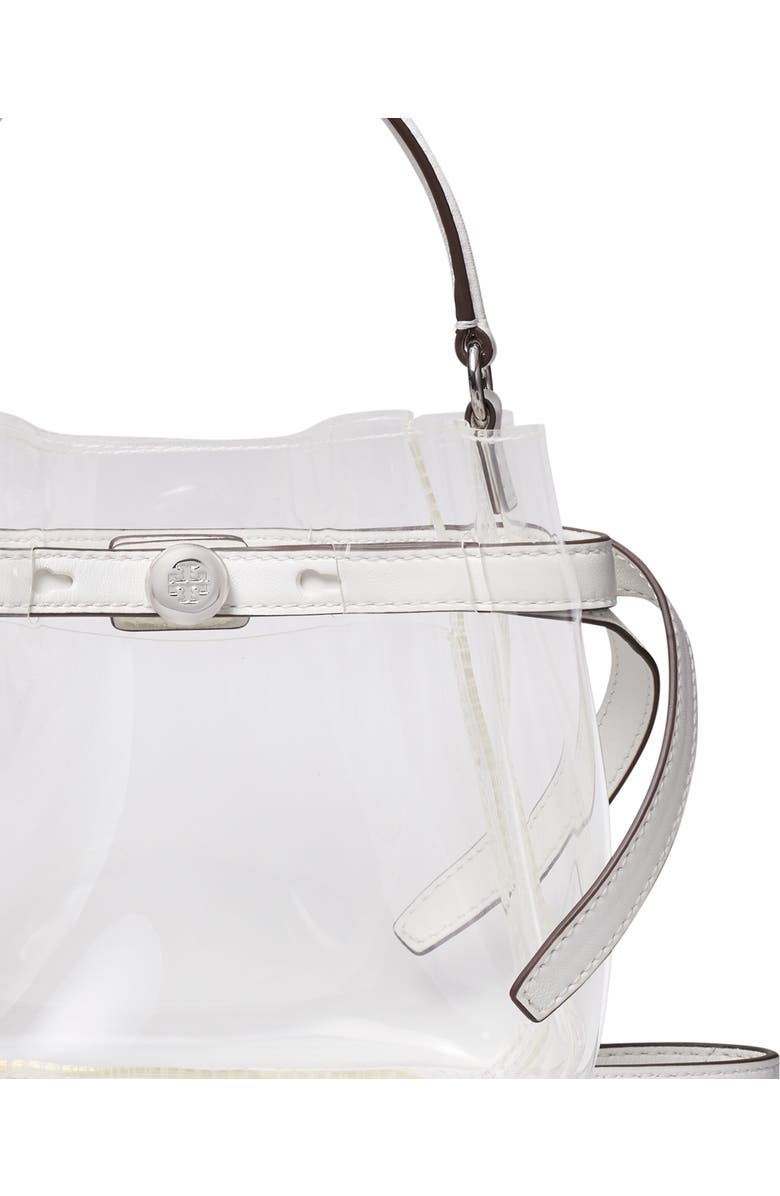 Tory Burch Mini Romy Clear Bucket Bag, Alternate, color,