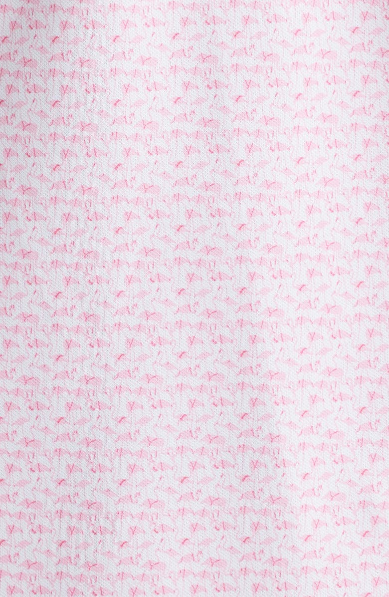 johnnie-O Flock Yeah Flamingo Print PREP-FORMANCE Golf Polo, Alternate, color, Azalea