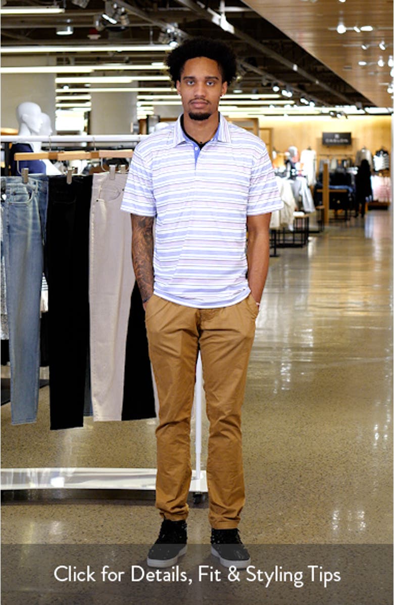 Tracks Stripe Golf Polo, sales video thumbnail