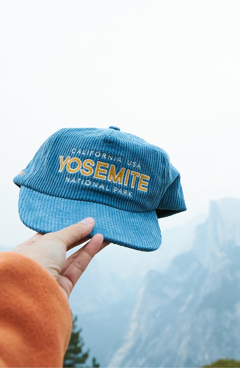 Parks Project Yosemite Embroidered Corduroy Baseball Cap, Alternate, color, 