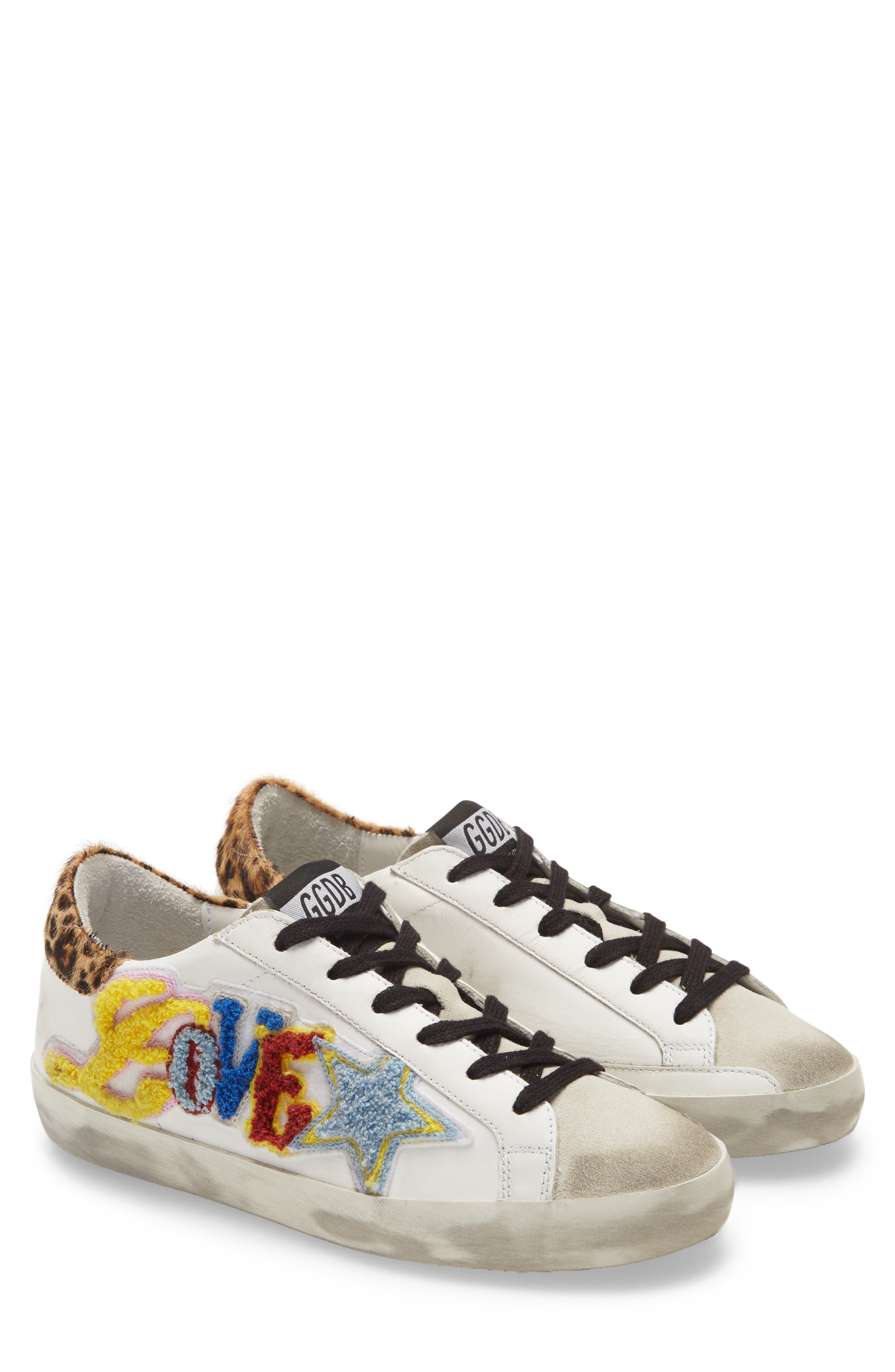Golden Goose Superstar Genuine Calf Hair Sneaker, Main, color, 