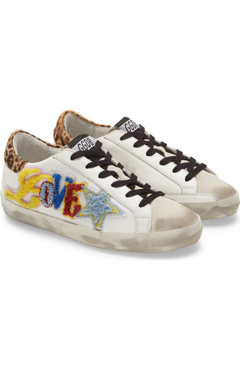 Golden Goose Superstar Genuine Calf Hair Sneaker, Main, color,