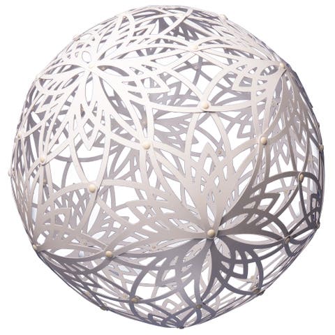 18" Solar Lotus Light Outdoor Hanging Décor