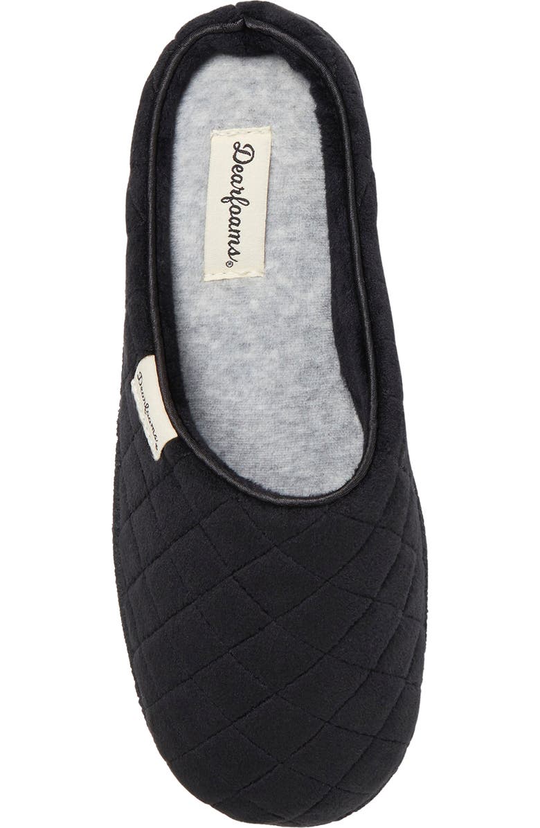 DEARFOAMS Velour Clog Slipper, Alternate, color,