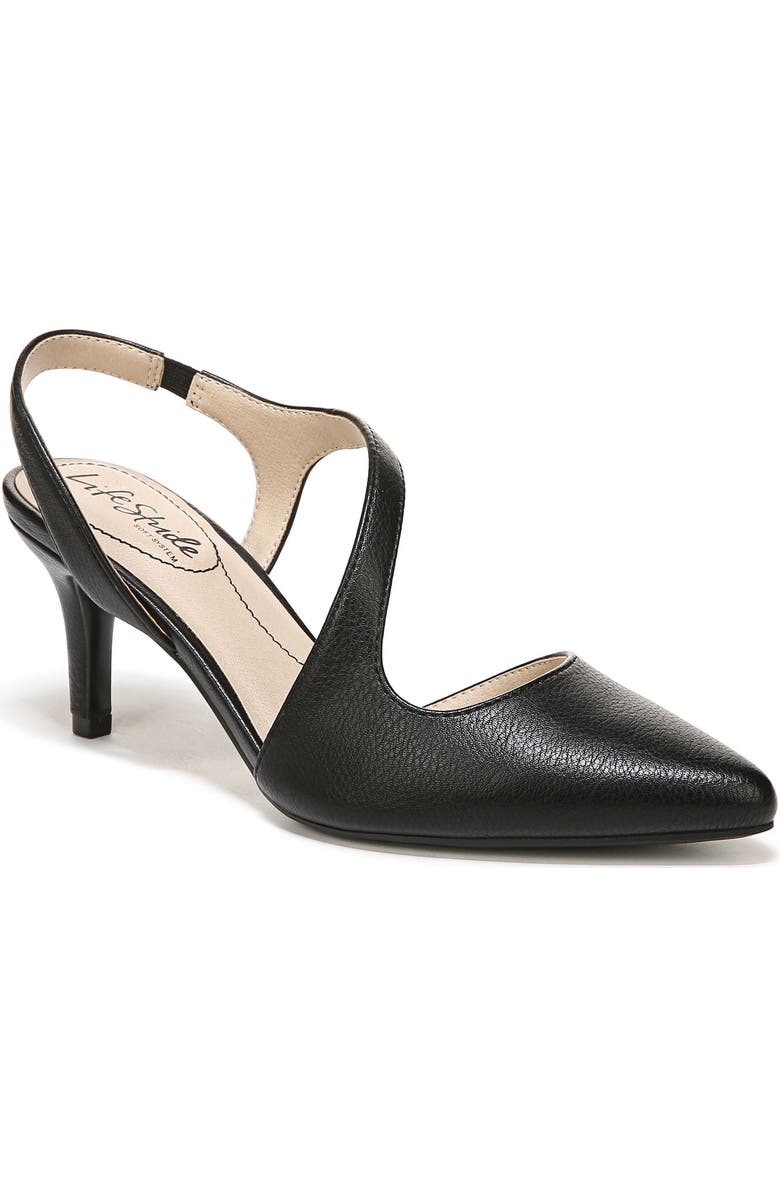 LifeStride Santorini Asymmetric Pointed Toe Pump, Main, color,