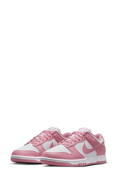Nike Dunk Low Next Nature Sneaker In White/elemental Pink