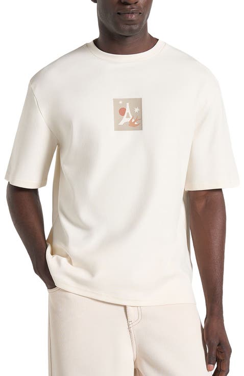 Thibault Bird Detail Cotton T-Shirt