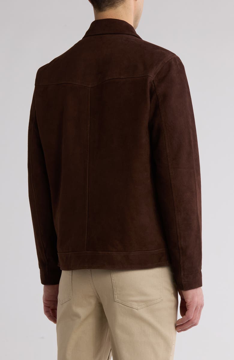 Slate & Stone Suede Zip Racer Jacket, Alternate, color,