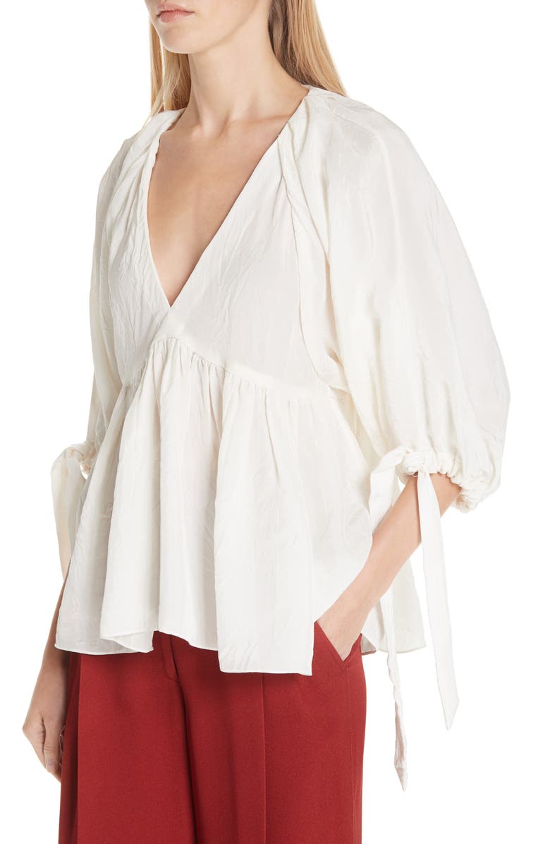 3.1 Phillip Lim Tie Cuff Top, Alternate, color, 