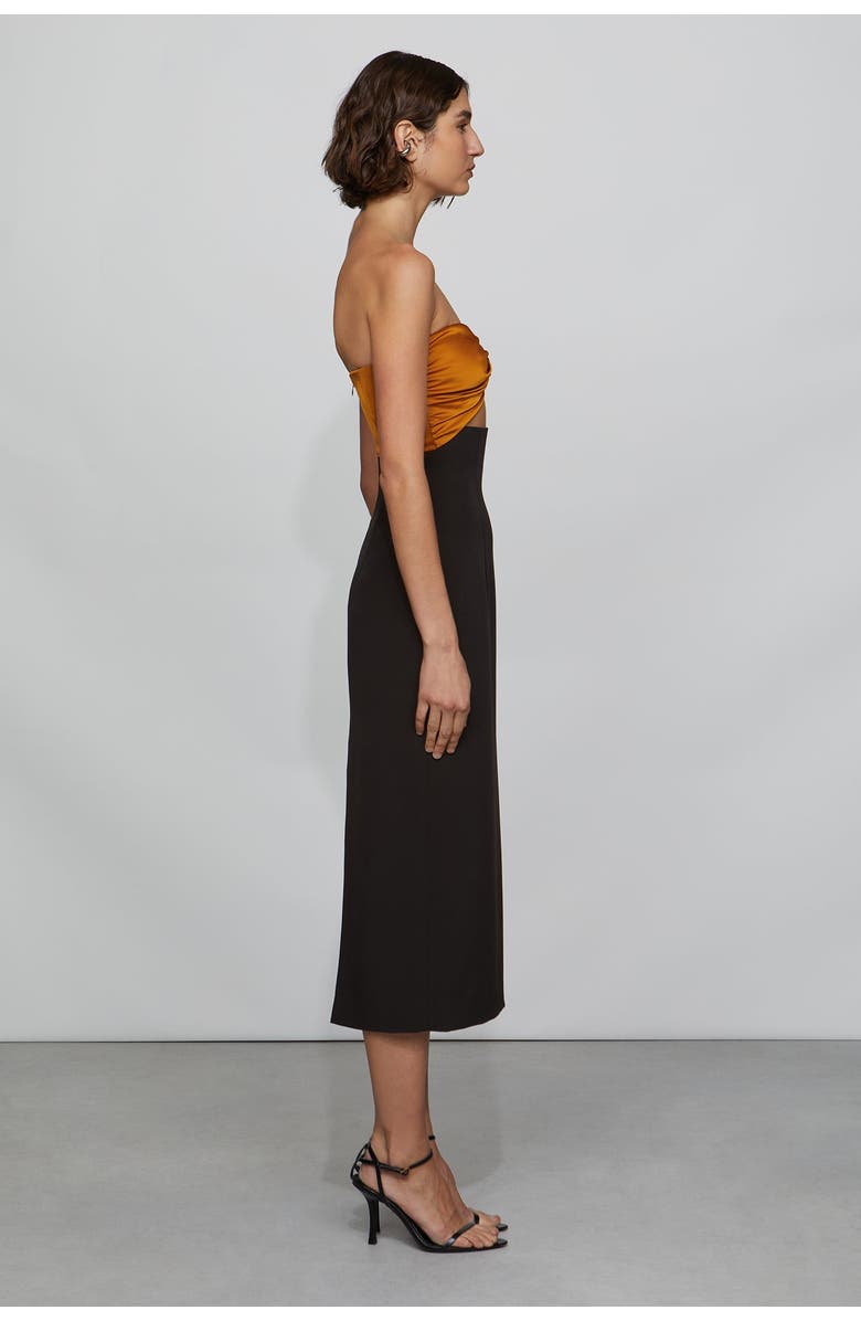 Et Ochs Marlo Dress, Alternate, color, Latte/Black