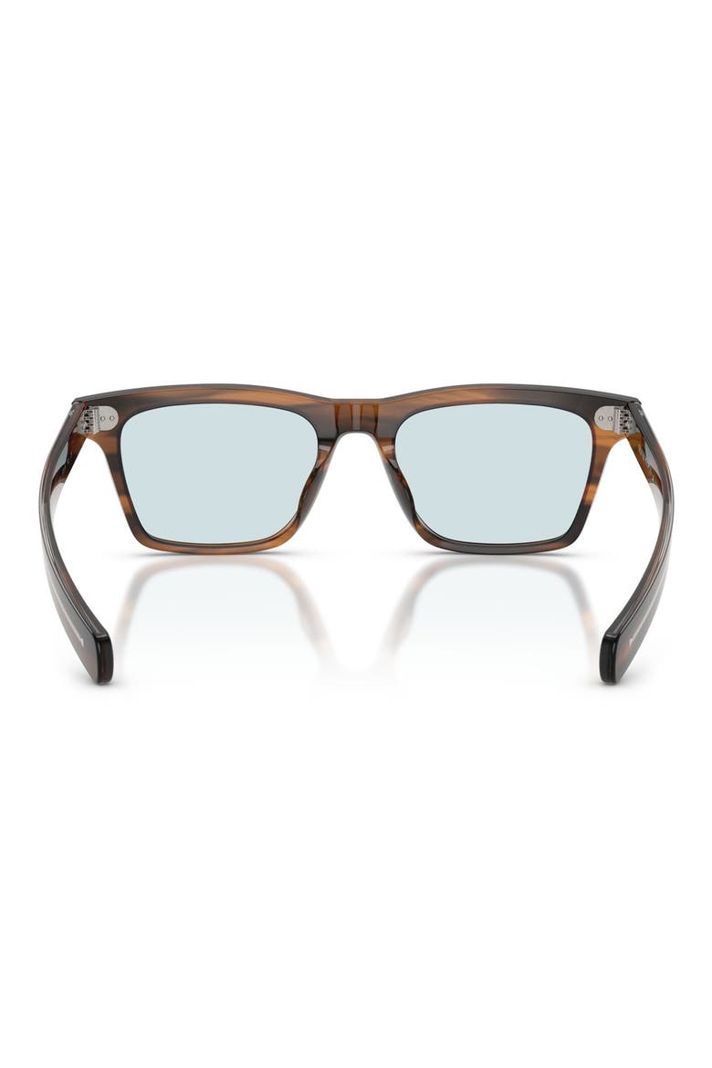 Maestro 51mm Pillow Sunglasses, Alternate, color, TUSCANY TORTOISE / SKY BLUE