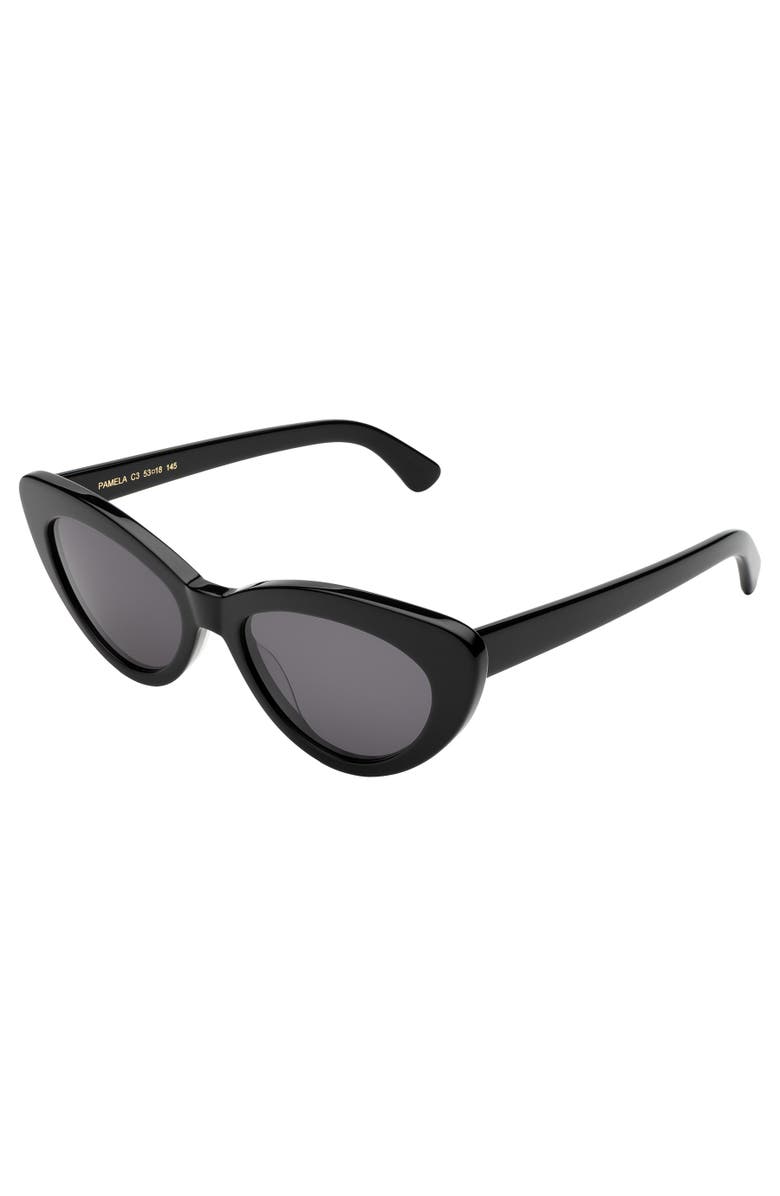 Illesteva Pamela Sunglasses, Alternate, color, Aperol / Grey