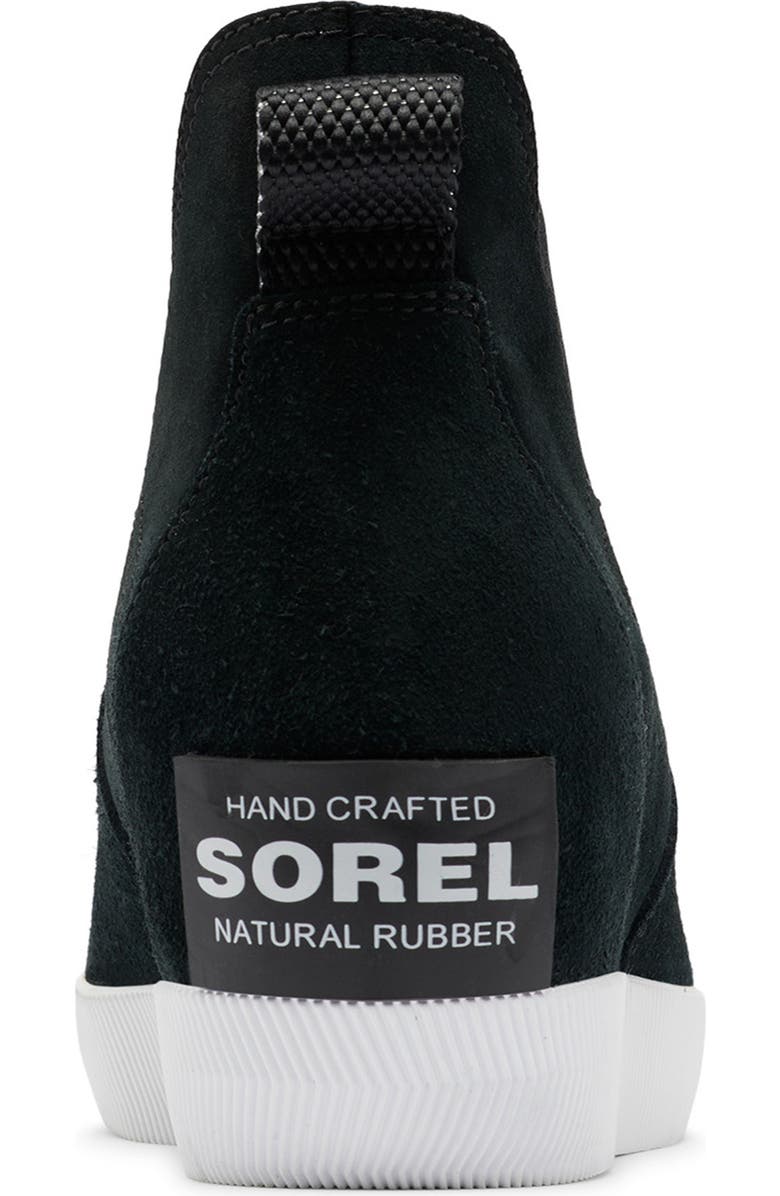 SOREL Out N About Slip-On Wedge Shoe II, Alternate, color, Black/ White