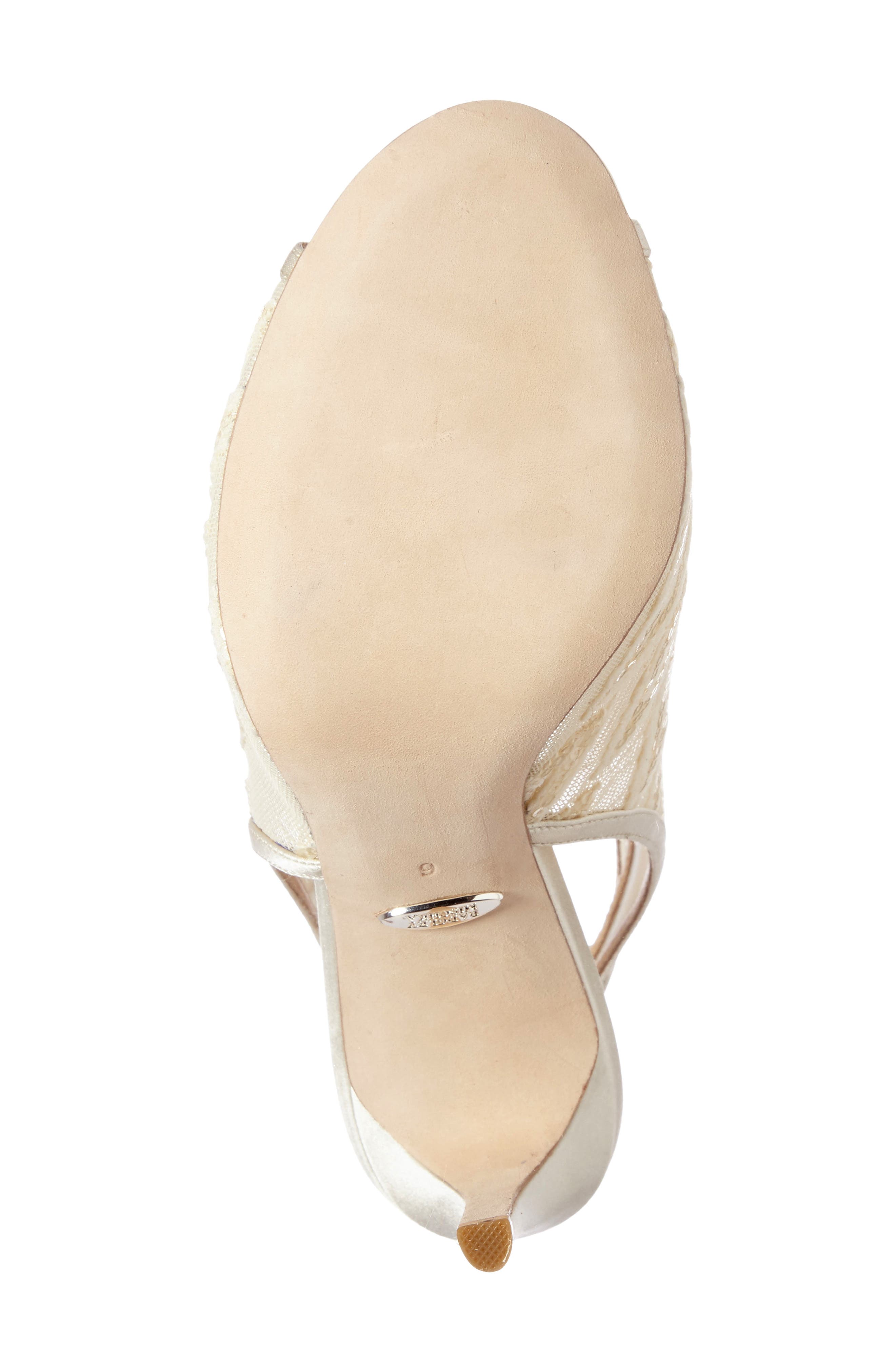 Badgley Mischka Collection Badgley Mischka Blakely Sequin Illusion Sandal, Alternate, color, 