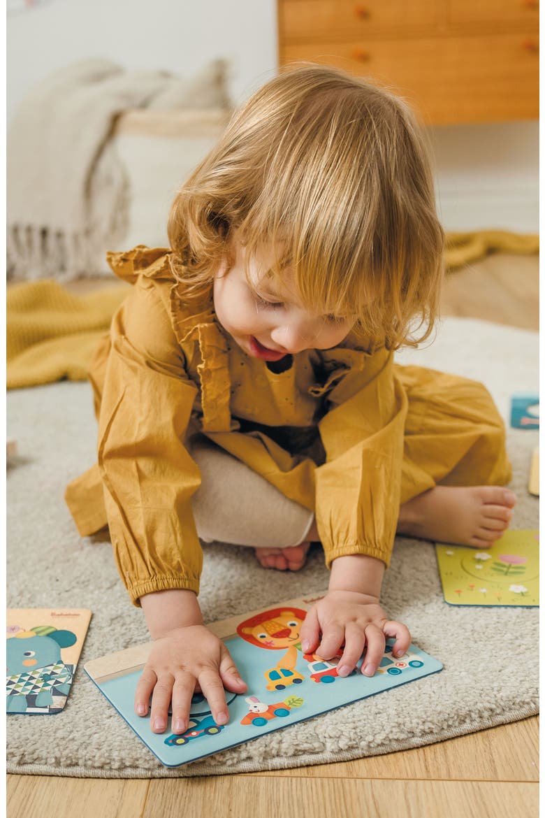 Match Shapes & Stories Learning Puzzle Set, Alternate, color, Multi