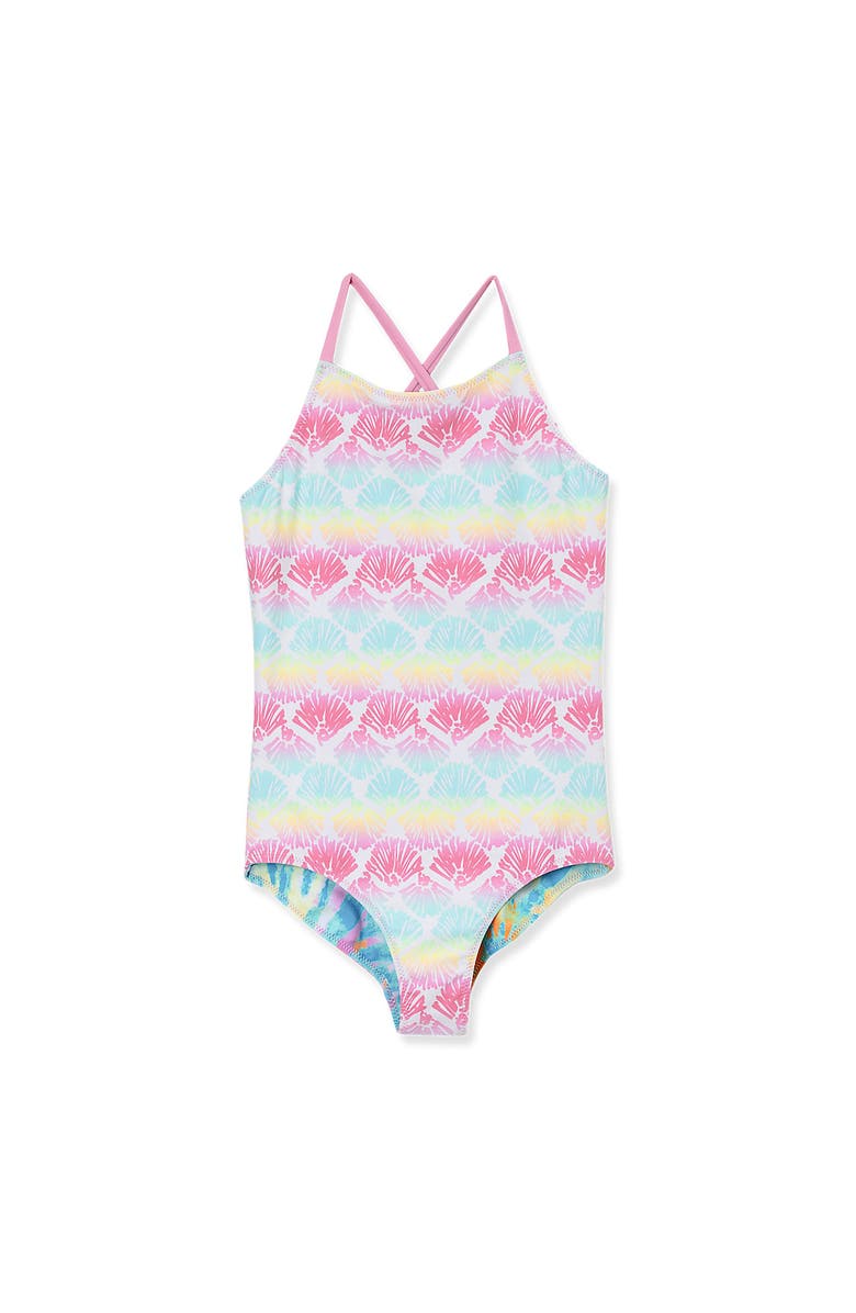 Lands' End Girls Chlorine Resistant Reversible One Piece Swimsuit, Main, color,