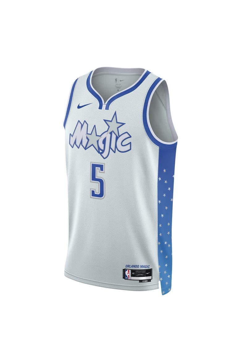 Unisex Nike Paolo Banchero Silver Orlando Magic 2025/26 Swingman Jersey - City Edition, Alternate, color, Silver