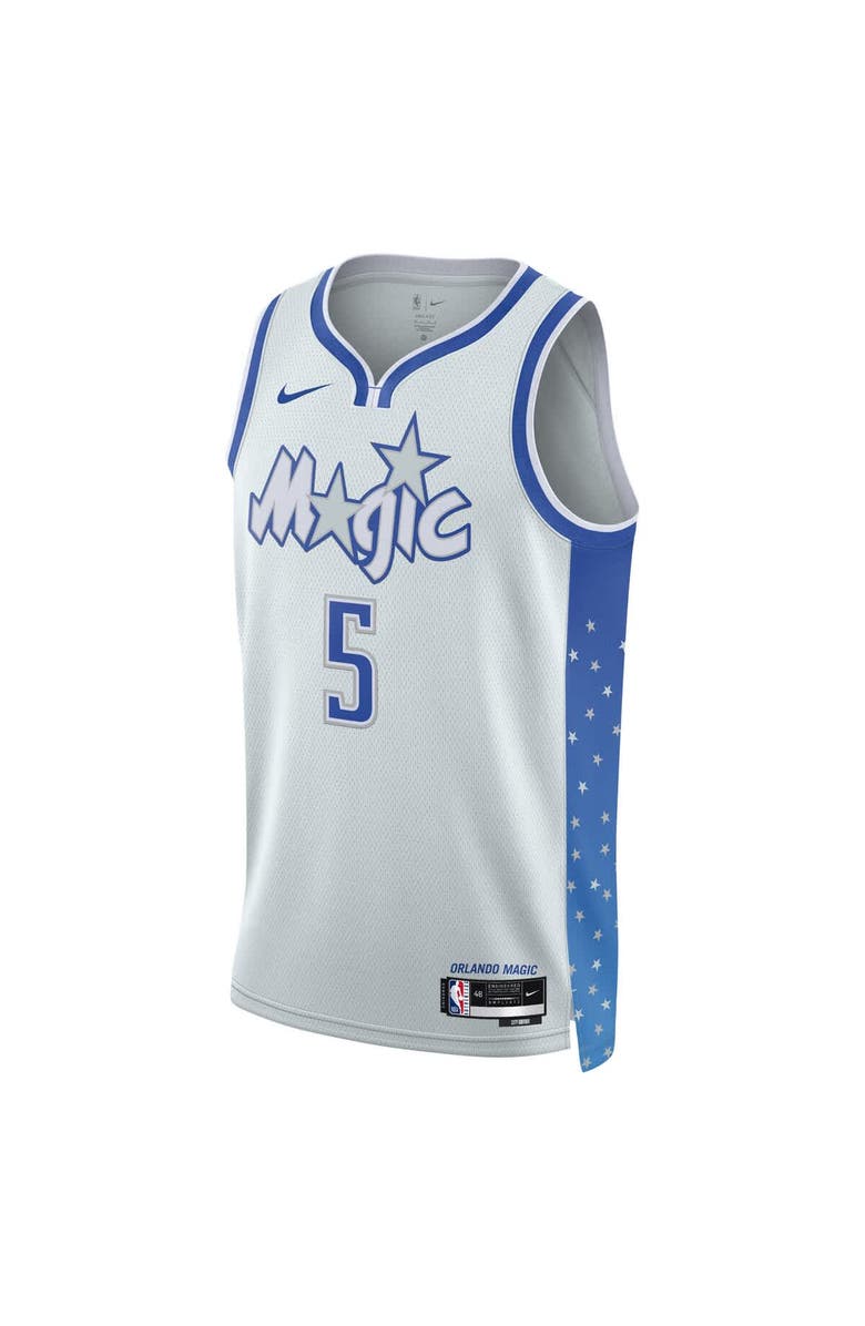 Nike Unisex Nike Paolo Banchero Silver Orlando Magic 2025/26 Swingman Jersey - City Edition, Alternate, color, Silver