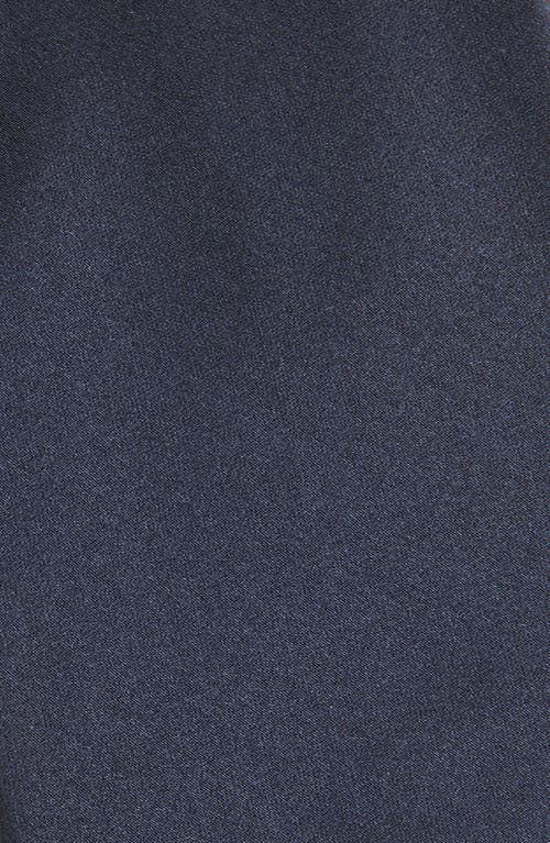 Canali Solid Silk Tie In Blue