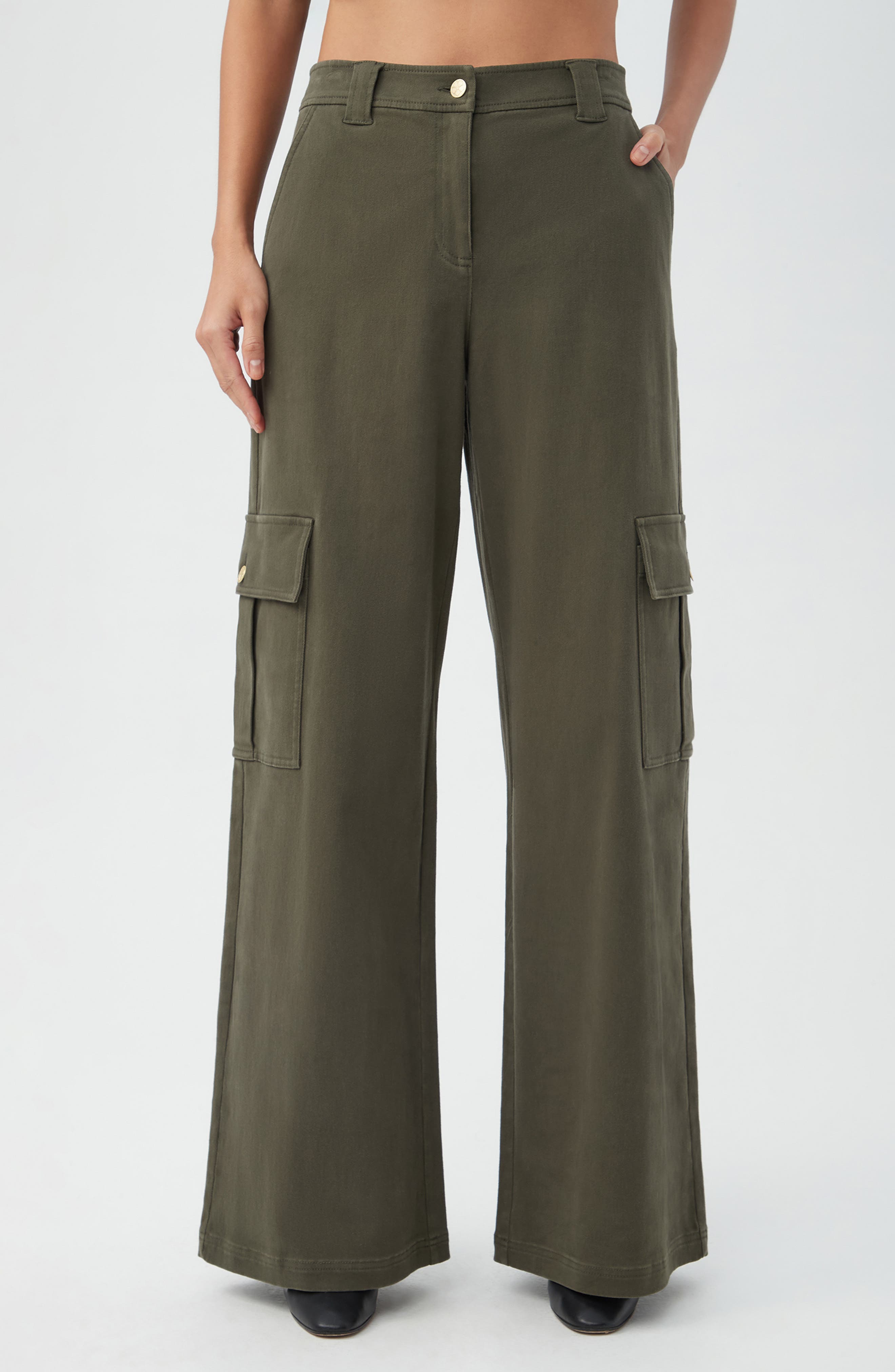 Haden Stretch Cotton Cargo Pants - image 5