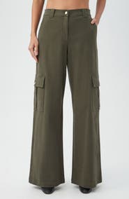 Trina Turk Haden Stretch Cotton Cargo Pants