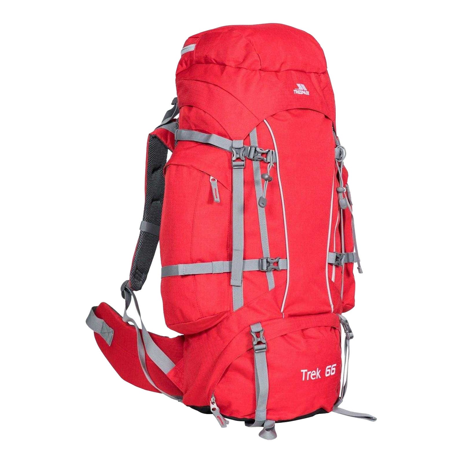 Trek Trekking 66L Rucksack, Alternate, color, Red Tone