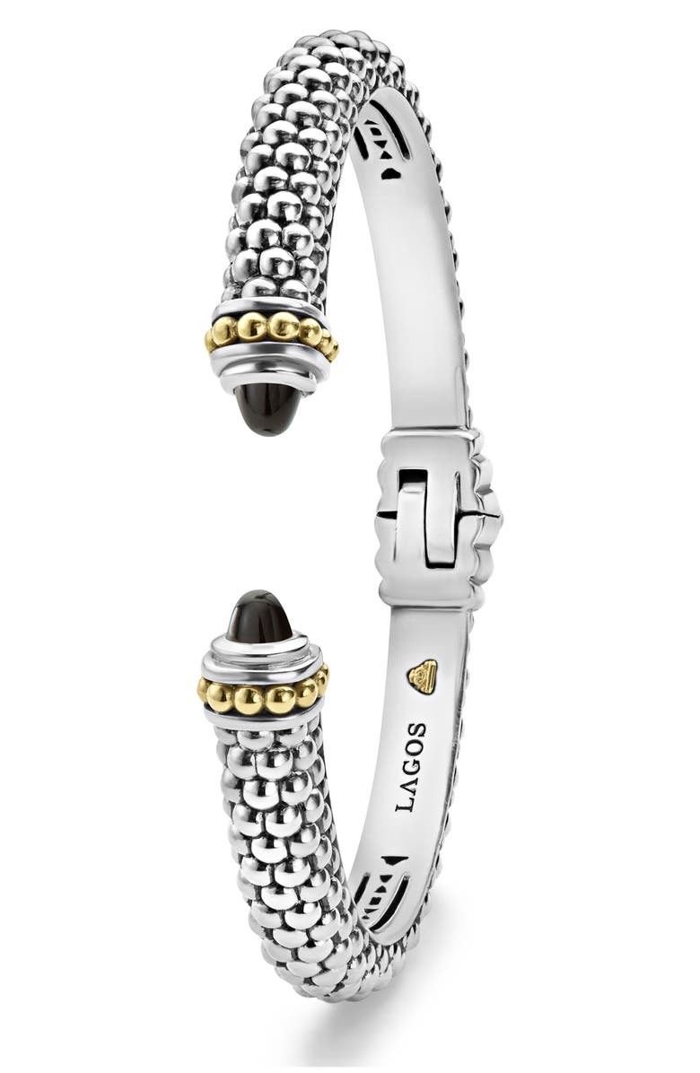 LAGOS Rittenhouse Hinge Cuff, Alternate, color, Black Onyx