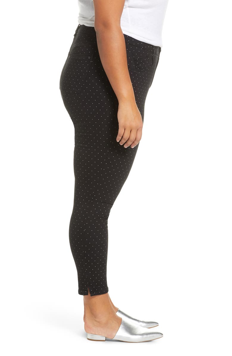 Wit & Wisdom Ab-Solution Micro Dot Ankle Jeans, Alternate, color, 