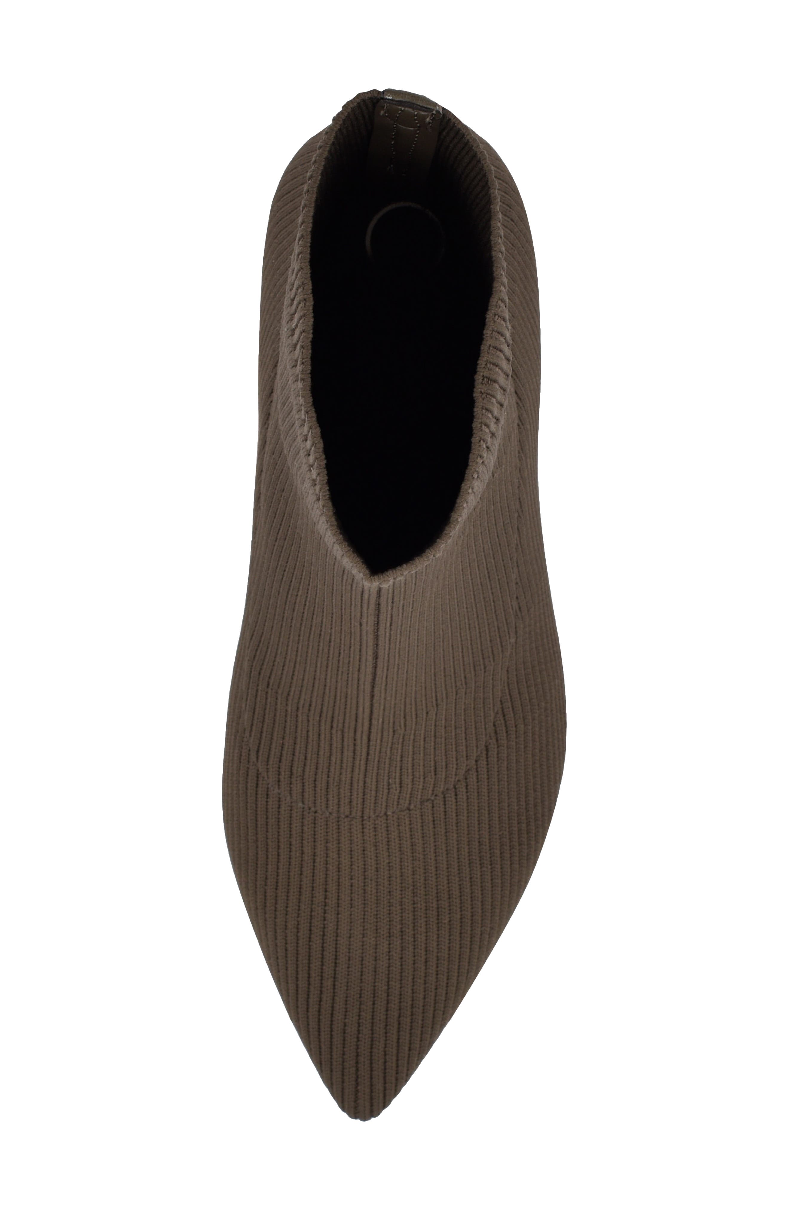 Finhy Knit Pointed Toe Boot, Alternate, color, DARK GREEN