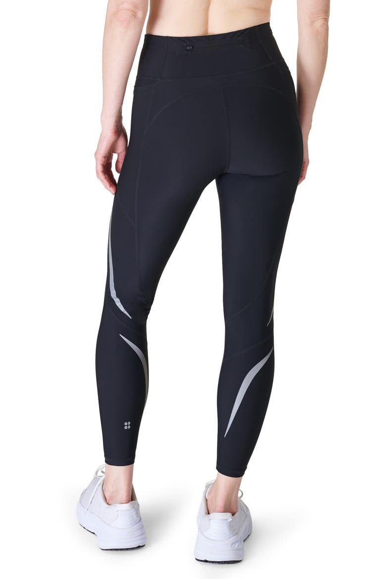 Zero Gravity Illuminate Running Leggings, Alternate, color, BLACK