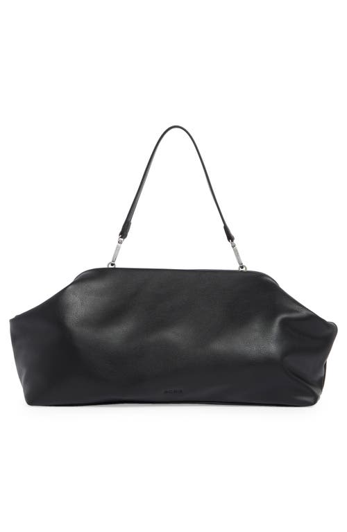 Bcbg Oversize Frame Shoulder Bag In Black