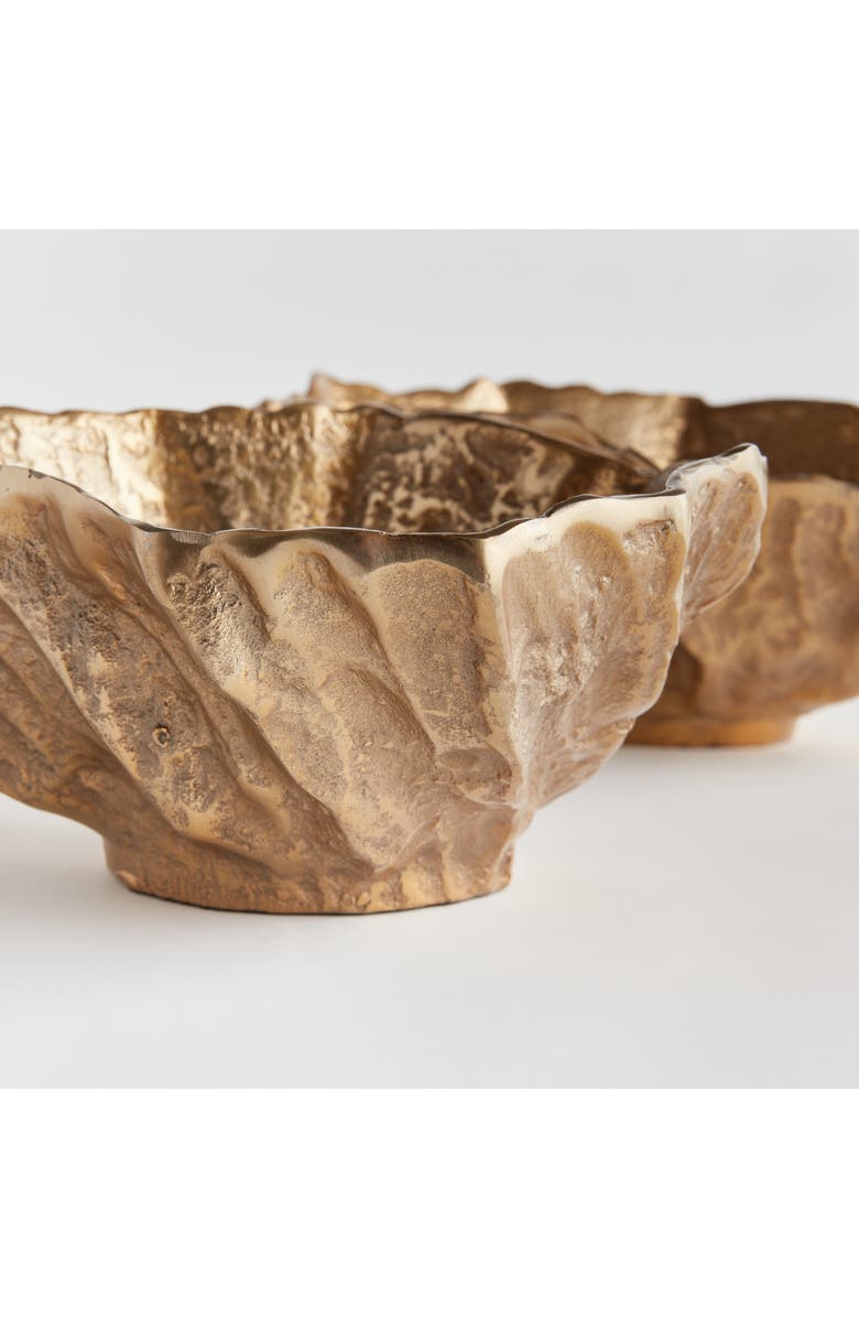 Napa Home & Garden Ostra Decorative Bowls Set of 2, Alternate, color, Gold