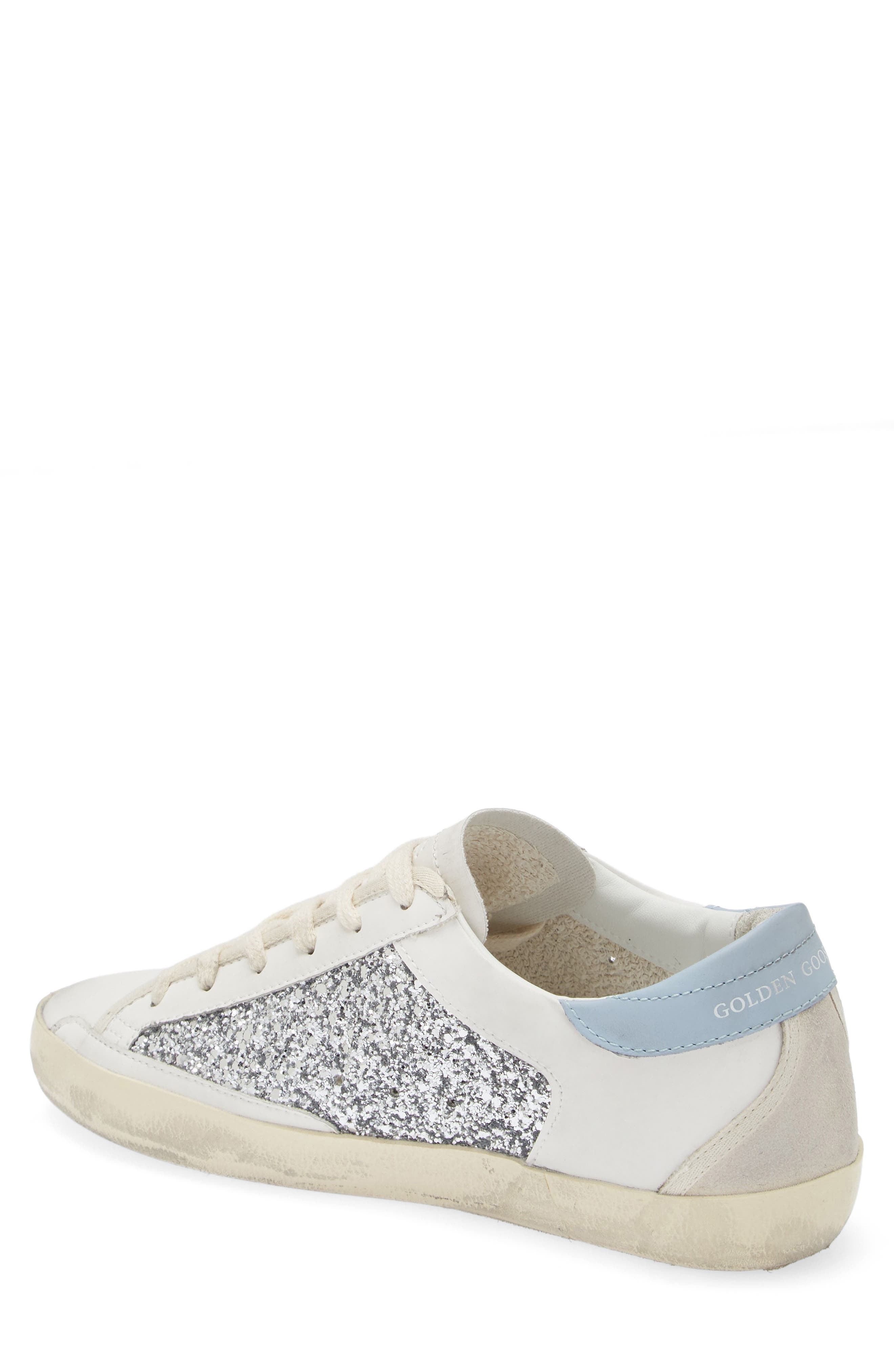 Golden Goose Super-Star Glitter Bio Based Low Top Sneaker, Alternate, color, 