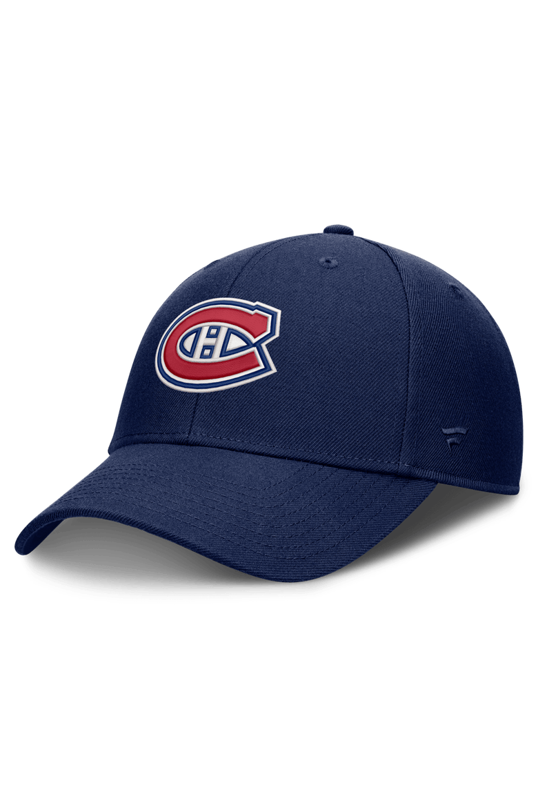 Men's Fanatics Navy Montreal Canadiens Force Adjustable Hat, Main, color, Navy