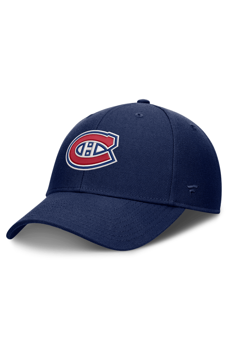 FANATICS Men's Fanatics Navy Montreal Canadiens Force Adjustable Hat, Main, color, Navy