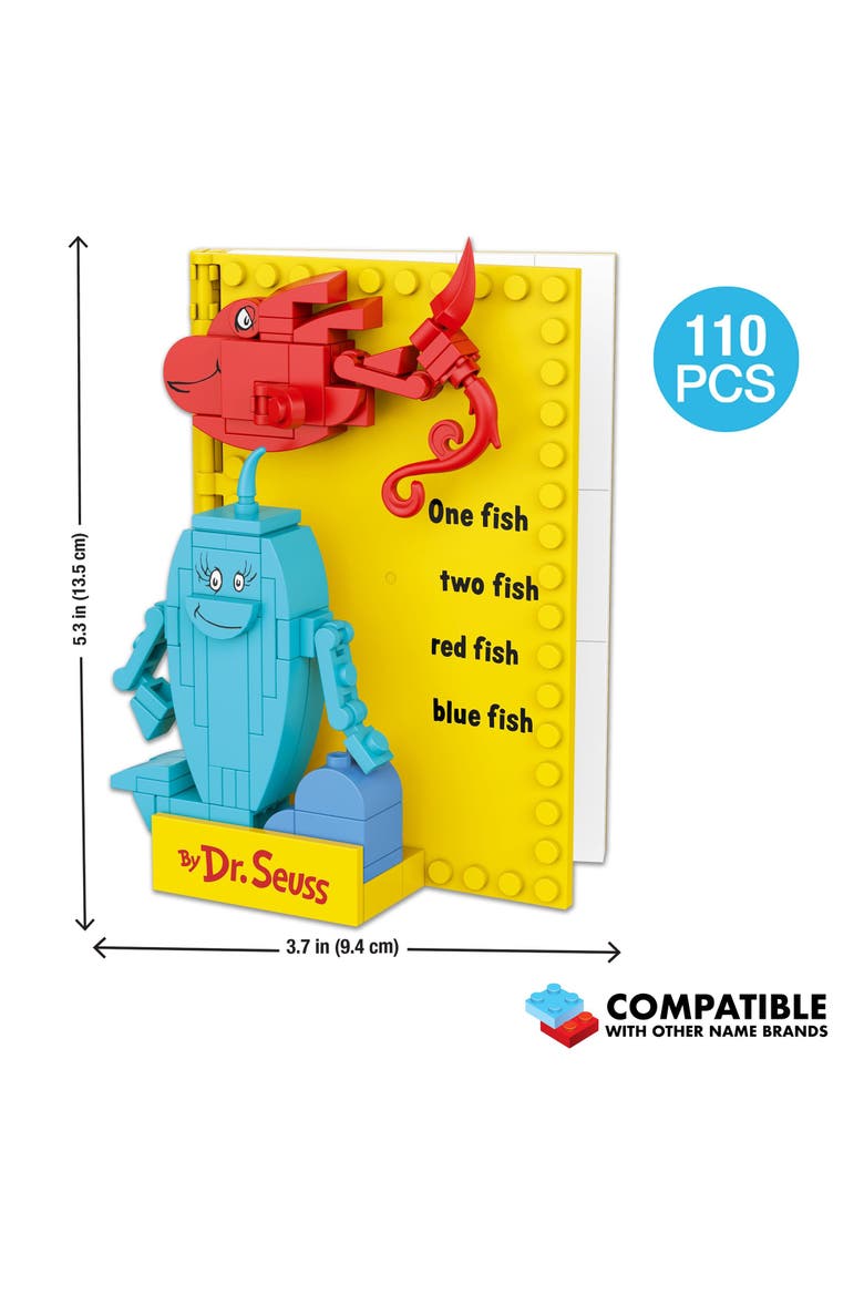 Dr. Seuss One Fish Two Fish Book Building Set, Alternate, color, Red