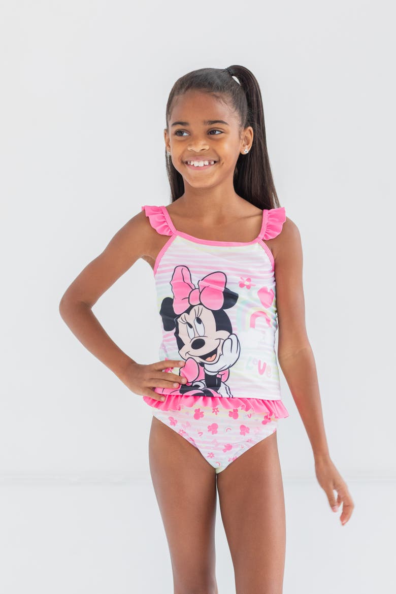 Minnie Mouse Swimwear Tankini and Bikini Bottom Set, Alternate, color, Minnie Mouse Pink